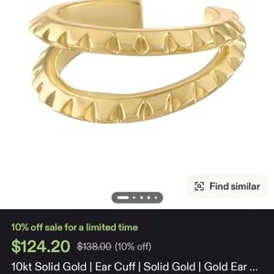 Zahav 10k Gold Ear Cuff